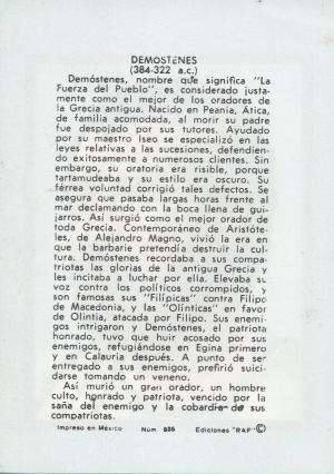 Biografia Demostenes Atras